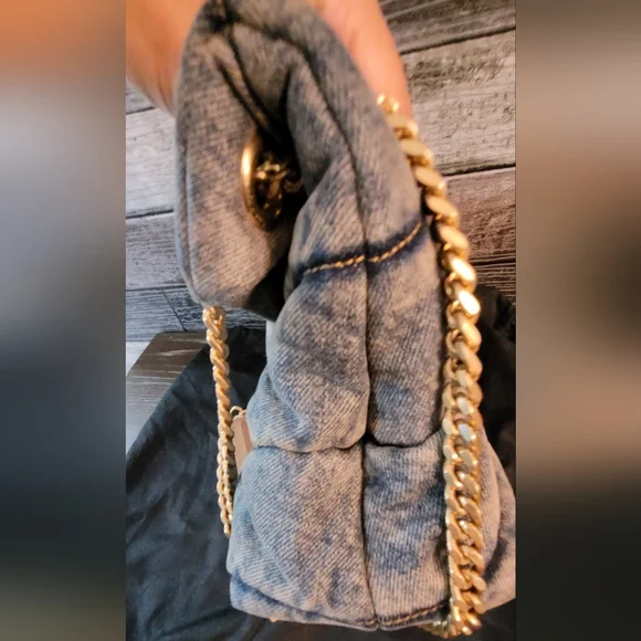 Saint Laurent Denim Puffer **READ DETAILS** - Picture 10 of 16